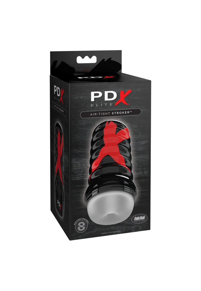 PDX Elite Air-Tight Stroker - Frosted - Clear Stroker