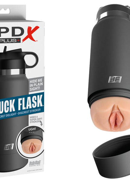 PDX Plus Fuck Flask - Secret Delight - Flesh Discreet Vagina Stroker