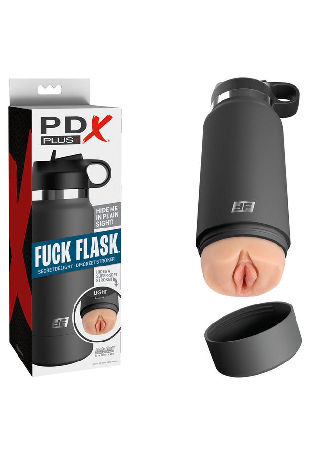 PDX Plus Fuck Flask - Secret Delight - Flesh Discreet Vagina Stroker