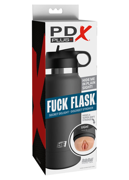 PDX Plus Fuck Flask - Secret Delight - Flesh Discreet Vagina Stroker