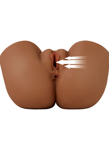 PDX Elite Back That Ass Up - Brown - Brown USB Rechargeable Auto Mega Masturbator