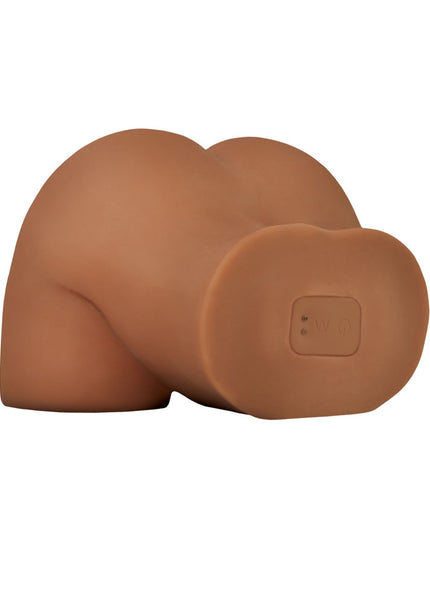 PDX Elite Shake That Ass - Brown - Brown USB Rechargeable Vibrating Mega Masturbator