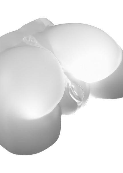 PDX Elite Go-Go Booty LED Mega Masturbator - Clear with LED Doggy-Style Masturbator