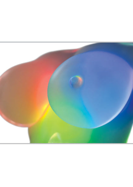 PDX Elite Go-Go Bator LED Mega Masturbator - Clear with LED Mini Torso Masturbator