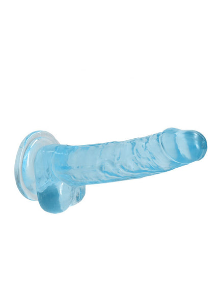REALROCK 7'' Realistic Dildo With Balls - Blue 17.8 cm Dong