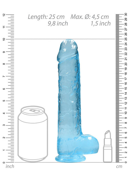 REALROCK Realistic Dildo With Balls 9IN -