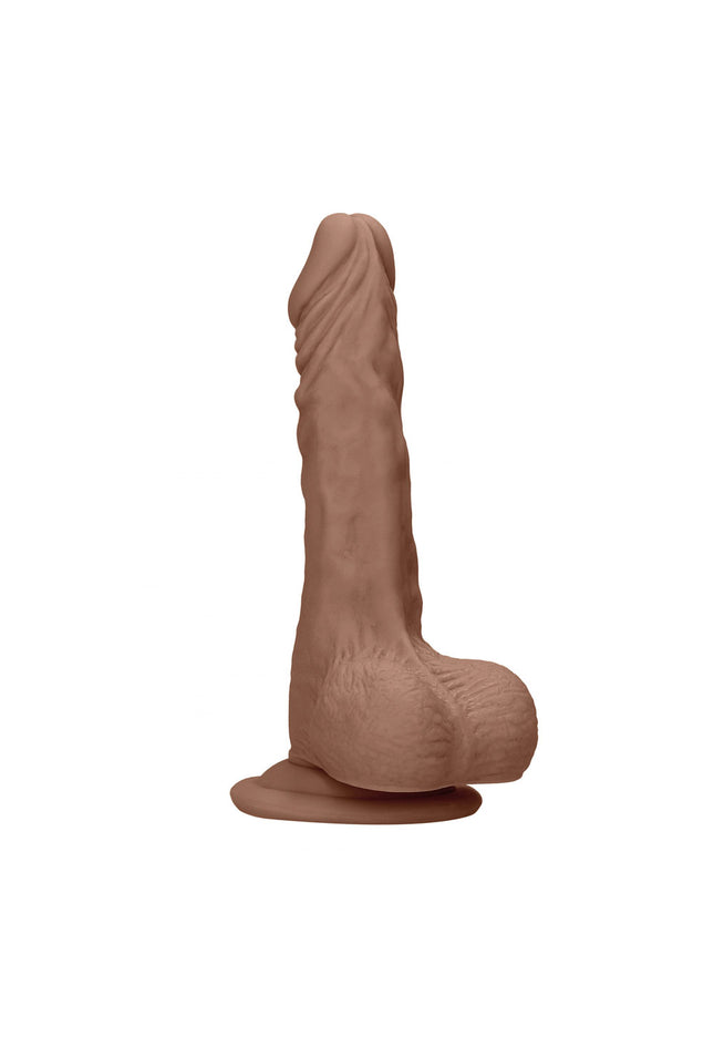 REALROCK 8'' Realistic Dong with Balls - Tan - Tan 20.3 cm Dong