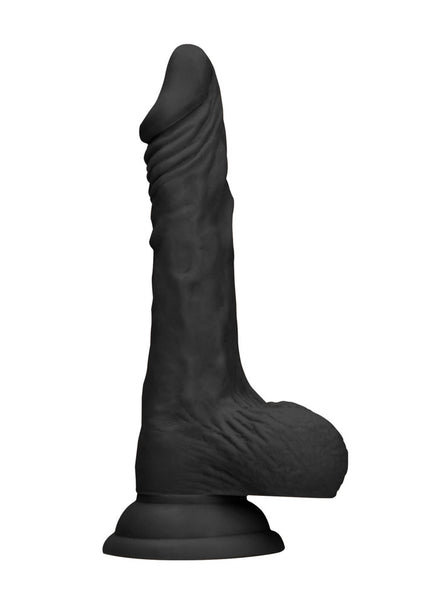 REALROCK 10'' Realistic Dong with Balls - Black - Black 25.4 cm Dong