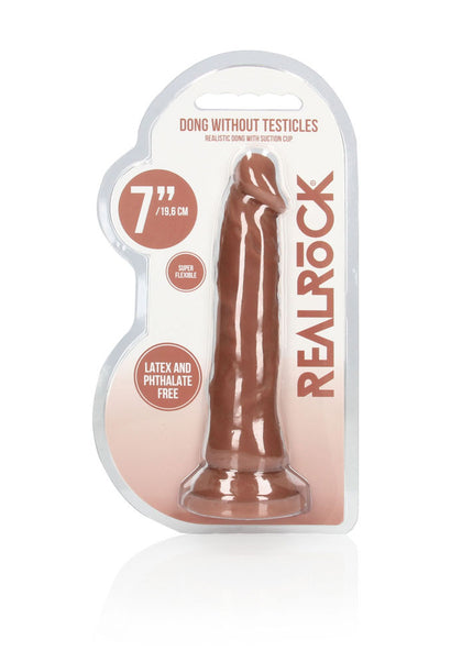 REALROCK 7'' Realistic Dildo - Tan - Tan 17.8 cm Dong
