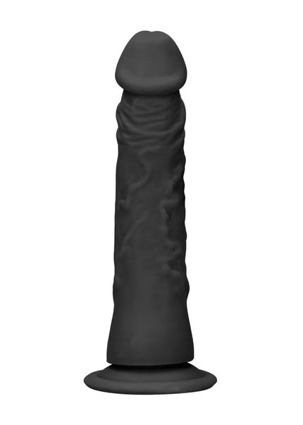 REALROCK 8'' Realistic Dildo - Black 20.3 cm Dong