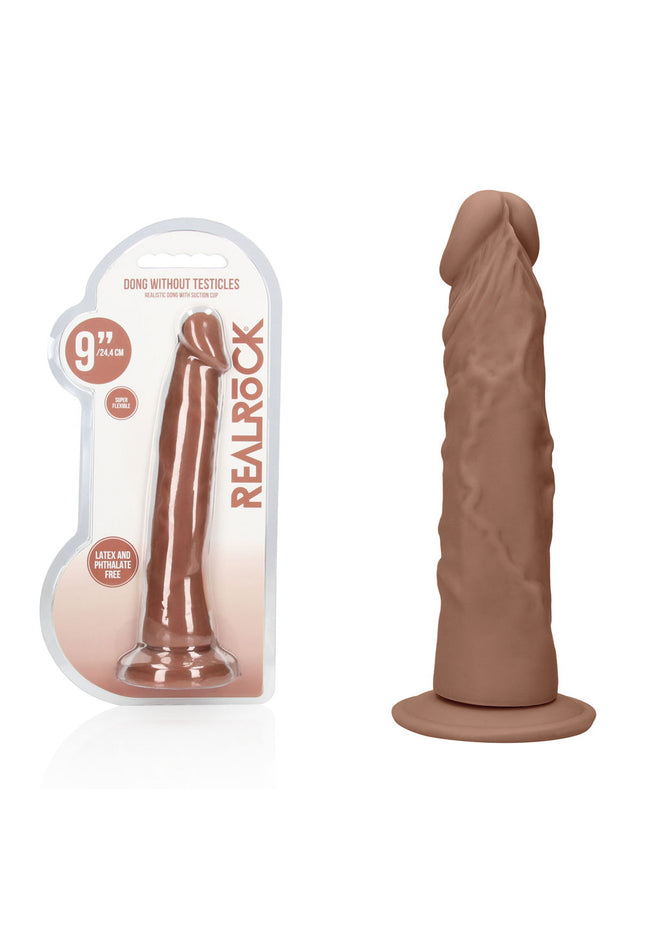 REALROCK 9'' Realistic Dildo - Tan - Tan 22.9 cm Dong