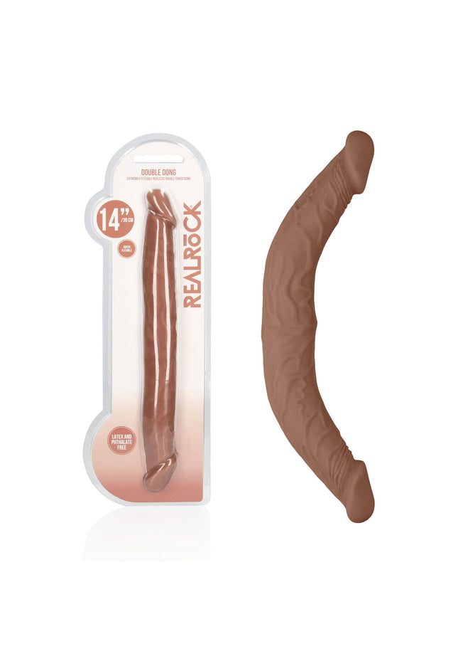 REALROCK 14'' Double Dildo - Tan 36 cm Double Dong