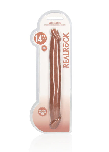 REALROCK 14'' Double Dildo - Tan 36 cm Double Dong