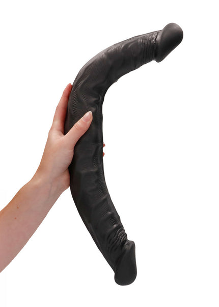 REALROCK 18'' Double Dildo - Black - Black 46 cm Double Dong