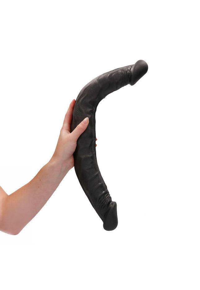 REALROCK 18'' Double Dildo - Black - Black 46 cm Double Dong