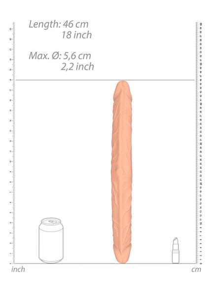 REALROCK 18'' Double Dildo - Flesh 46 cm Double Dong