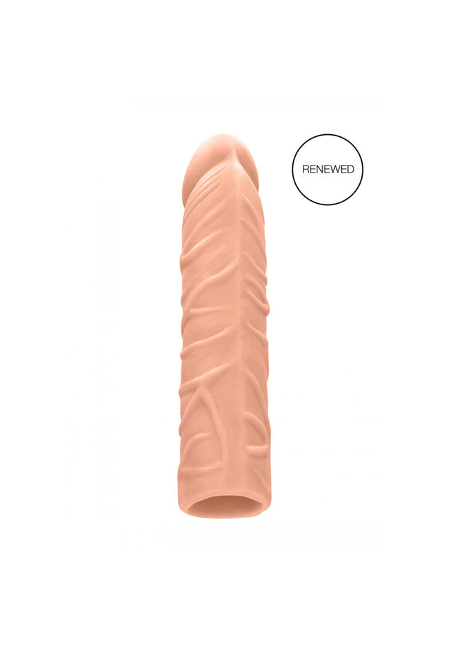 REALROCK 7'' Penis Extender - Flesh 17.8 cm Penis Extension Sleeve