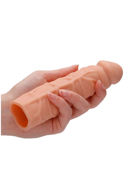 REALROCK 7'' Penis Extender - Flesh 17.8 cm Penis Extension Sleeve