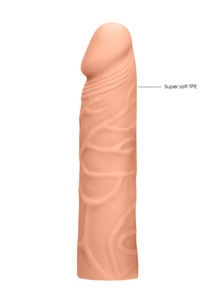 REALROCK 7'' Penis Extender - Flesh 17.8 cm Penis Extension Sleeve