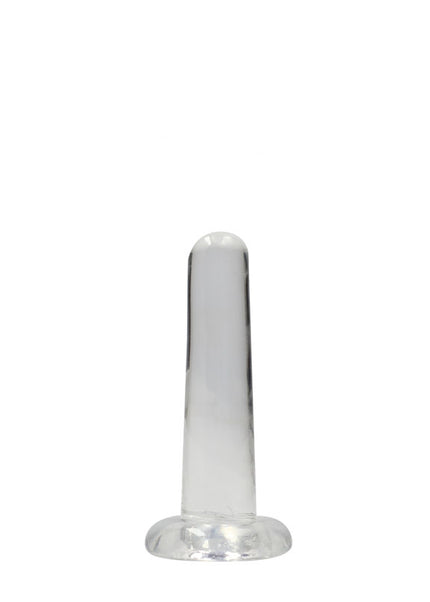REALROCK Non Realistic Dildo With Suction Cup - 13.5 cm - Clear 13.5 cm Dong