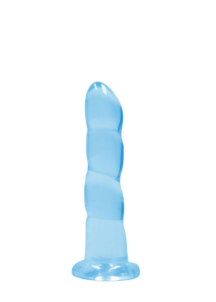 REALROCK Dildo With Suction - 17 cm - Blue - Blue 17 cm Dildo