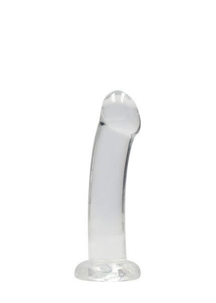 REALROCK Non Realistic Dildo With Suction Cup - 17 cm - Clear 17 cm Dong
