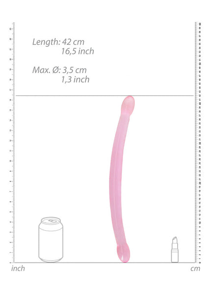 REALROCK Non Realistic Double Dong 17'' - Pink 42 cm Double Dong
