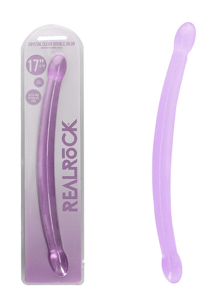 REALROCK Non Realistic Double Dong 17'' - Purple 42 cm Double Dong