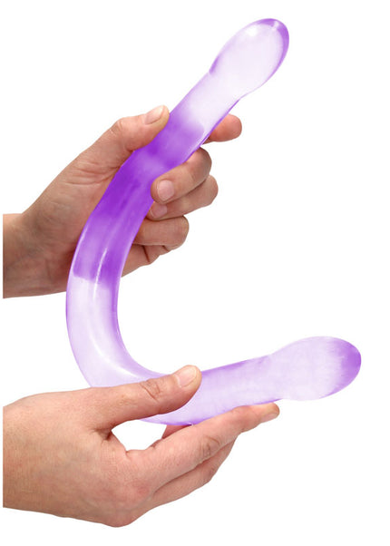 REALROCK Non Realistic Double Dong 17'' - Purple 42 cm Double Dong