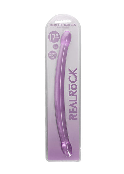 REALROCK Non Realistic Double Dong 17'' - Purple 42 cm Double Dong