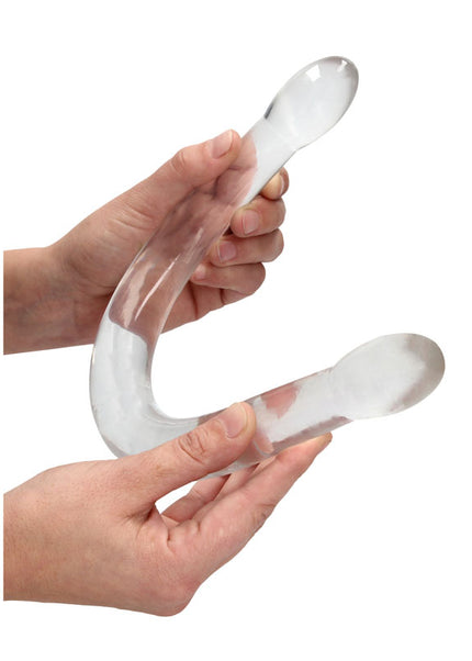 REALROCK Non Realistic Double Dong 17'' - Clear 43 cm Double Dong