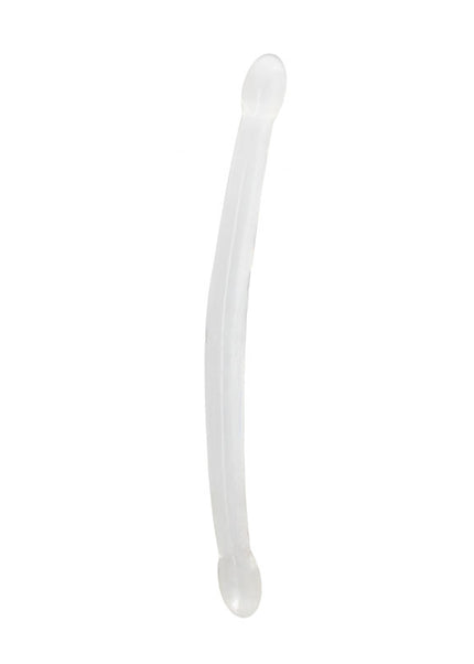 REALROCK Non Realistic Double Dong 17'' - Clear 43 cm Double Dong