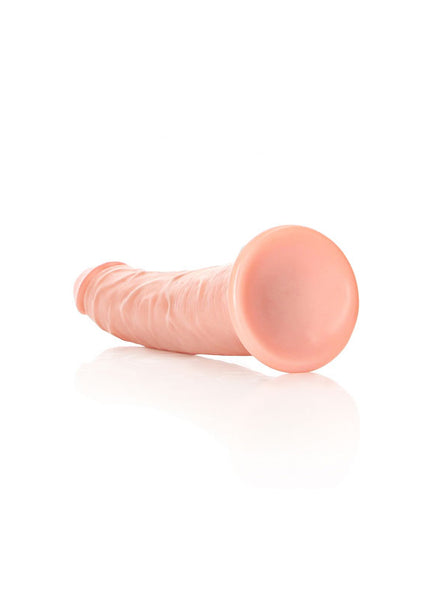 REALROCK Realistic Slim Dildo with Suction Cup - 18cm - Flesh 18 cm (7'') Dong
