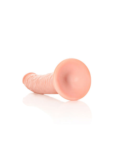 REALROCK Realistic Slim Dildo with Suction Cup - 20.5cm - Flesh 20.5 cm (8'') Dong