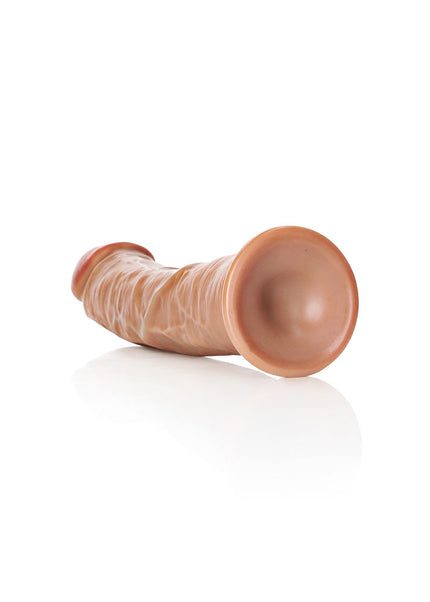 REALROCK Realistic Regular Curved Dildo with Suction Cup - 23 cm - Tan 23 cm (9'') Dong