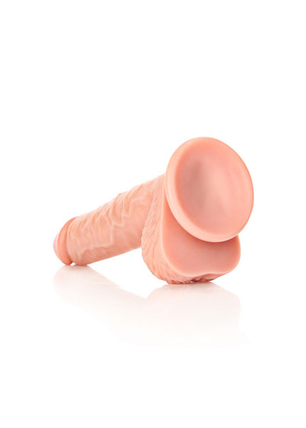 REALROCK Straight Realistic Dildo with Balls - 20.5 cm - Flesh 20.5 cm (8'') Dong