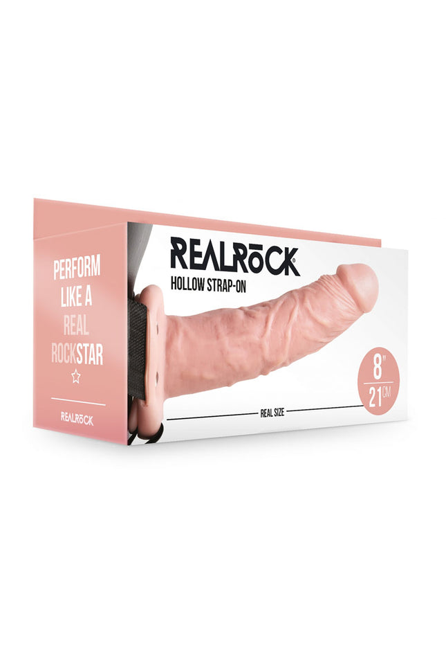 REALROCK Hollow Strap-on - 20.5 cm Flesh - Flesh 20.5 cm Hollow Strap-On