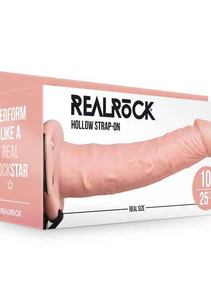 REALROCK Hollow Strap-on - 24.5 cm Flesh - Flesh 24.5 cm Hollow Strap-On