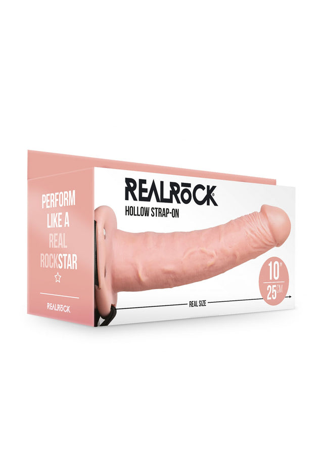 REALROCK Hollow Strap-on - 24.5 cm Flesh - Flesh 24.5 cm Hollow Strap-On
