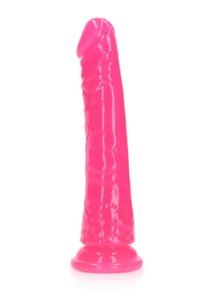 REALROCK 15.5 cm Slim Glow in the Dark Neon - Pink - Glow in Dark Pink 15.5 cm (6'') Dong