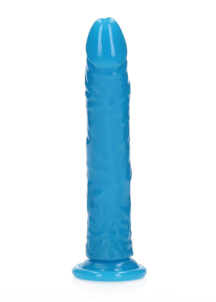 REALROCK 29 cm Slim Glow in the Dark Neon - Blue - Glow in Dark Blue 29 cm (11'') Dong