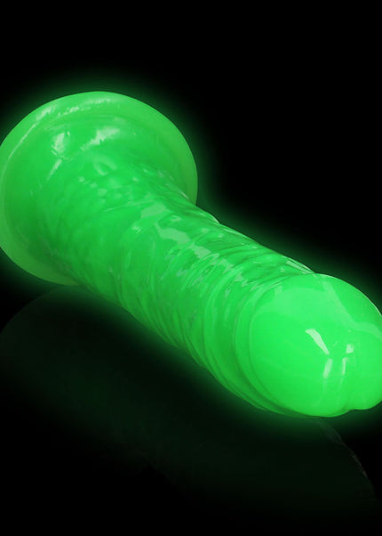 REALROCK 29 cm Slim Glow in the Dark Neon - Green - Glow in Dark Green 29 cm (11'') Dong