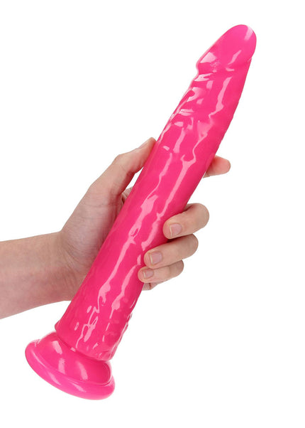 REALROCK 29 cm Slim Glow in the Dark Neon - Pink - Glow in Dark Pink 29 cm (11'') Dong