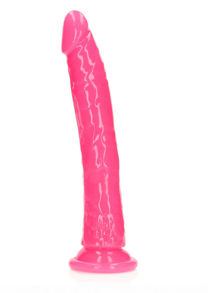 REALROCK 29 cm Slim Glow in the Dark Neon - Pink - Glow in Dark Pink 29 cm (11'') Dong