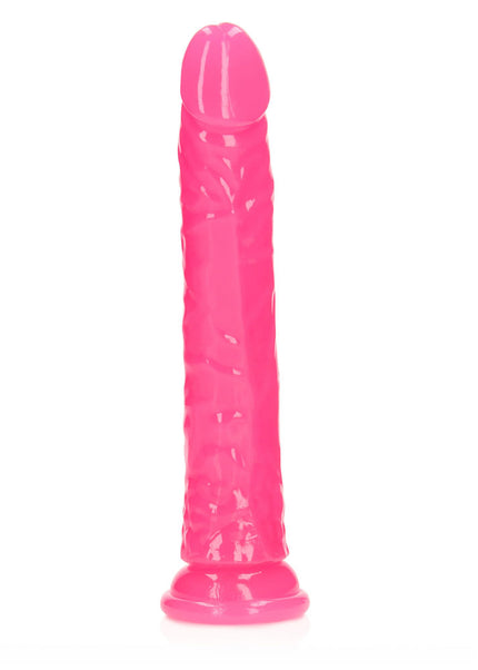 REALROCK 29 cm Slim Glow in the Dark Neon - Pink - Glow in Dark Pink 29 cm (11'') Dong