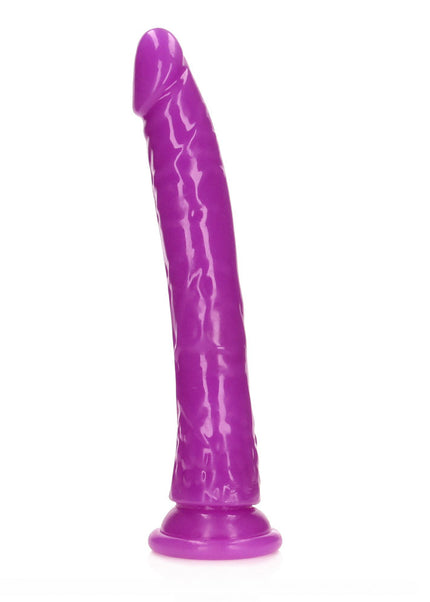 REALROCK 29 cm Slim Glow in the Dark Neon - Purple - Glow in Dark Purple 29 cm (11'') Dong
