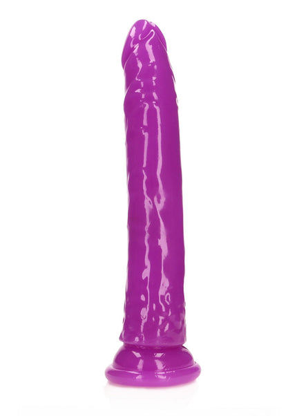 REALROCK 29 cm Slim Glow in the Dark Neon - Purple - Glow in Dark Purple 29 cm (11'') Dong