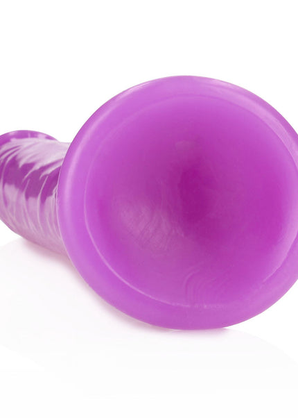 REALROCK 29 cm Slim Glow in the Dark Neon - Purple - Glow in Dark Purple 29 cm (11'') Dong