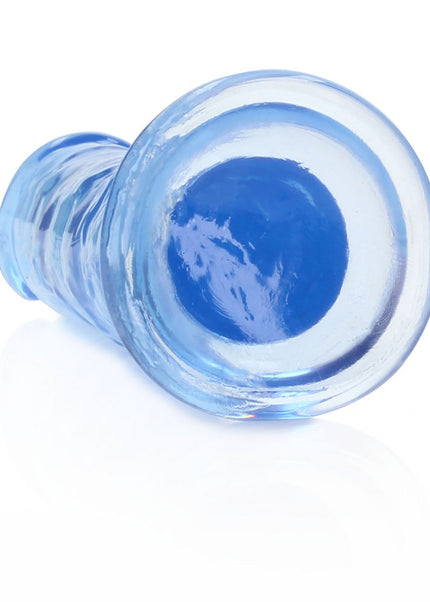 REALROCK 15.5 cm Straight Dildo - Blue - Blue 15.5 cm (6'') Dong