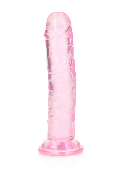 REALROCK 15.5 cm Straight Dildo - Pink - Pink 15.5 cm (6'') Dong